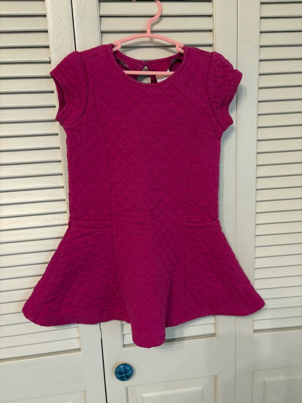 Gymboree Quilted Fuchsia Skater Dress